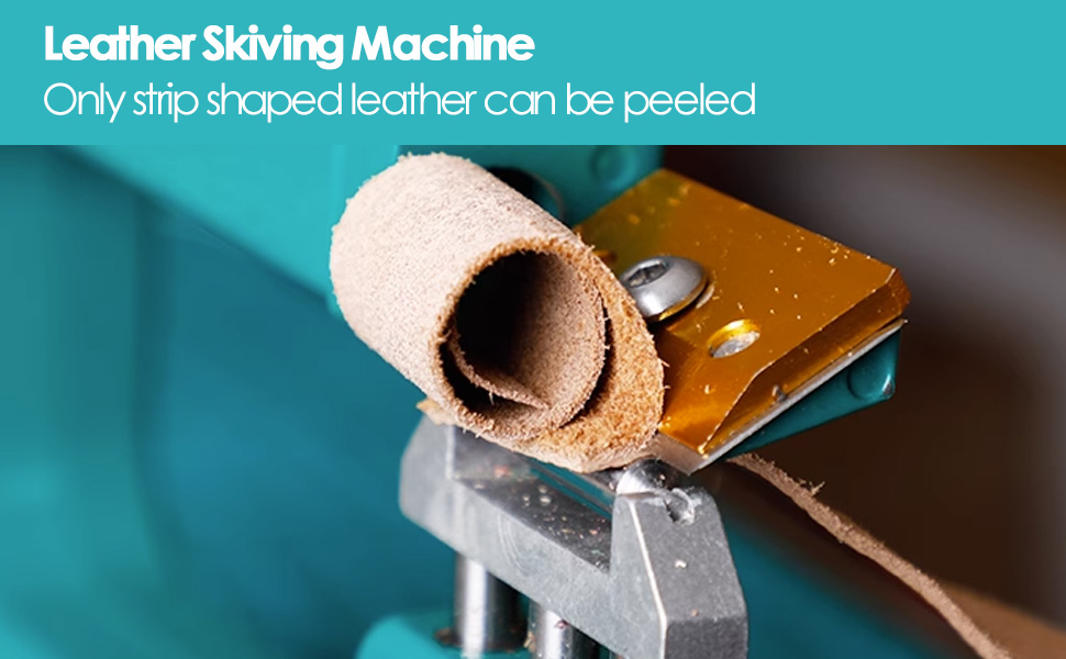 Description Picture 2 of itemLeather Craft Edge Skiving Machine Thinning Machine Leather Repairing Splitter Skiver Peeler Aluminum Sewing Tools